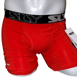 Sly Slim‎ Fit Boxerbrief Red Size Small NWT